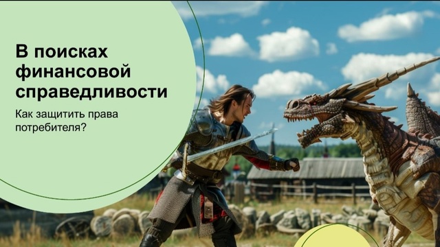 Онлайн-урок с представителями Банка России "В поисках финансовой справедливости.
